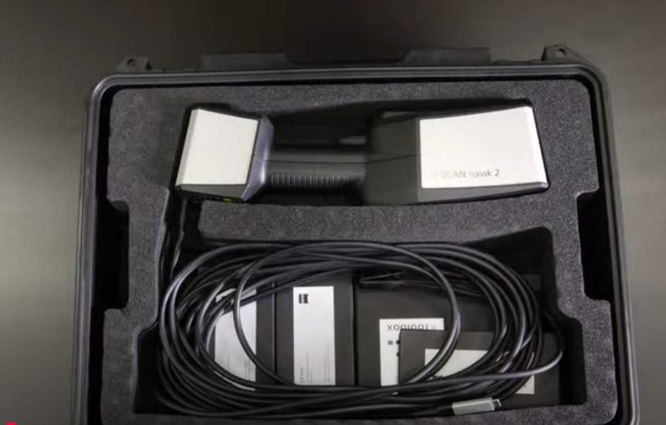 Portable 3D scanning with ZEISS T-SCAN Hawk 2 handheld scanner.